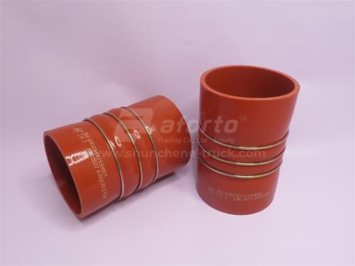 Патрубок интеркулера 100*150 (4 стяжки) SHAANXI F2000 QINYAN