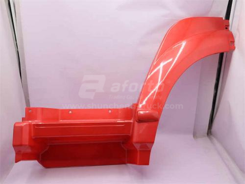 Крыло HOWO 2008 переднее левое (передняя часть) красное