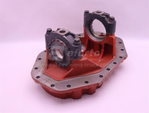 Картер конической пары редуктора среднего моста AC16/SHAANXI HANDE