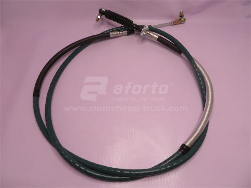 Трос переключения передач КПП HOWO 2007 3.45M черный (хорошее качество)