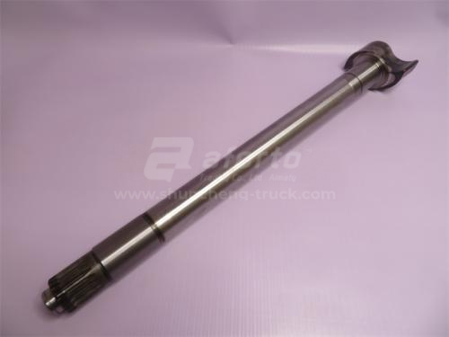 Вал тормозной SHAANXI F3000 задний Z = 19 555мм (левый) (оригинал)