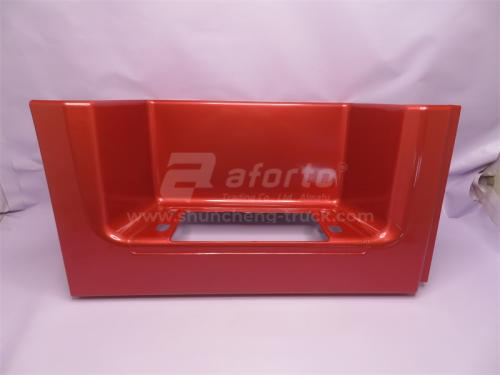 Щиток подножки HOWO 2010 красный правый