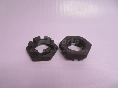 Гайка 8*4.0 кронштейна сошки рулевых тяг второго моста STEYR/SHAANXI F2000 (оригинал)