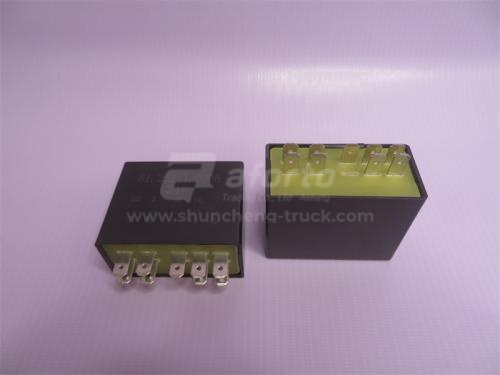 Реле поворотов SHAANXI F2000/X3000 (9 контактов)  пластмасса+?металл