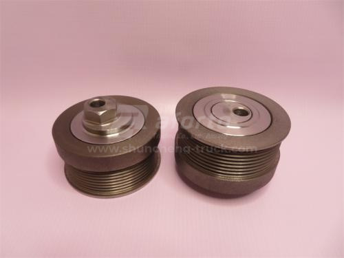 Шкив натяжителя ремня WD615 (поликлинового ремня 8PK , эксцентрик) XINHE