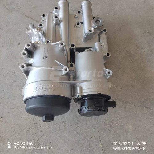 Модуль маслянного фильтра в сборе с теплообменником MAN MC11/MC13