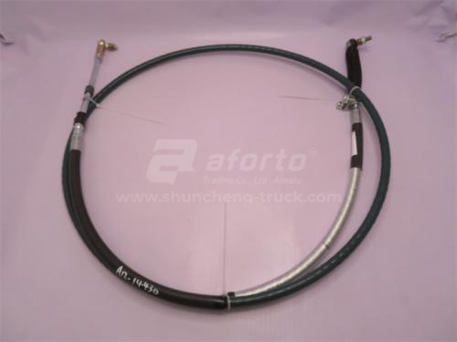 Трос переключения передач КПП JWZ 3.2 м черный (хорошее качество)