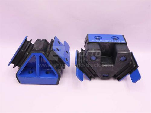 Подушка двигателья SHAANXI X3000 задний (без кронштейна) QINYAN