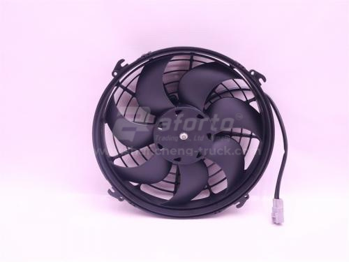 Крыльчатка вентилятора с электродвигатель в сборе на кондиционера XCMG кран 25 тонн 7 лопастей