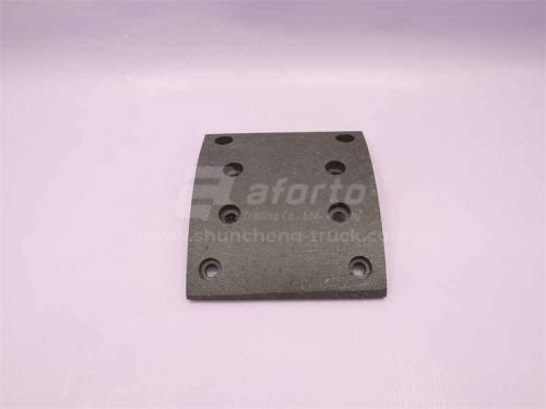 Накладка колодки тормозной HOWO 2013/TX передней 160 8 отв.