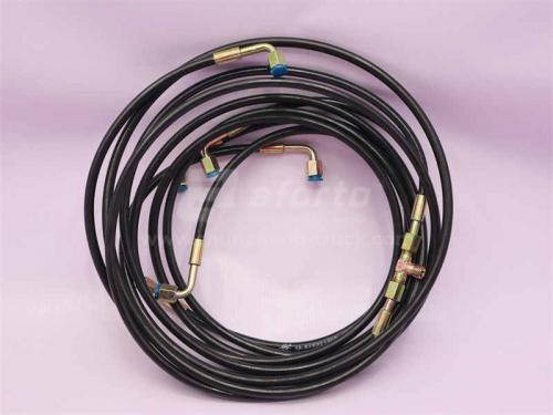 Шланг гидравлики подъема кабины SHAANXI (4шт) QINYAN