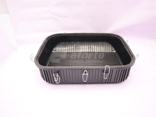 Крышка картриджа пылеуловителя воздушного фильтра нижняя пласстмассовая SHAANXI F3000/X3000/H3000S/M