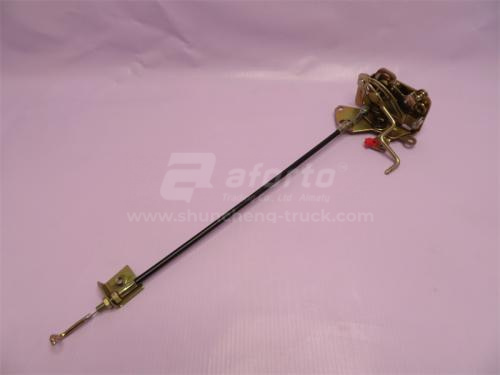 Замок двери кабины с тягой HOWO правой