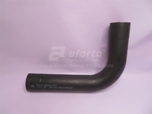 Патрубок радиатора NORD BENZ Euro II нижний Г-образной QINYAN 55*55