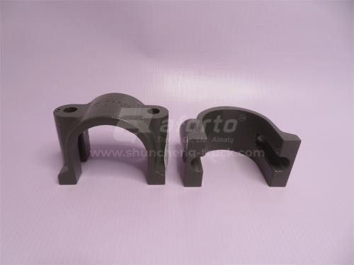 Скоба стабилизатора HOWO переднего (оригинал)