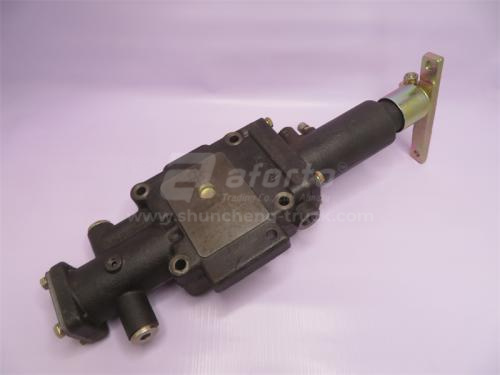 Механизм переключения КПП SINOTRUK HW19712 в сборе двойной