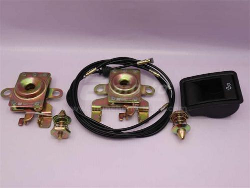 Замок капота в сборе с тросом SHAANXI M3000