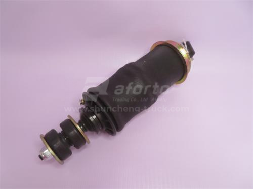 Амортизатор кабины SHAANXI X3000 передний пневматический HEZEYUJIE