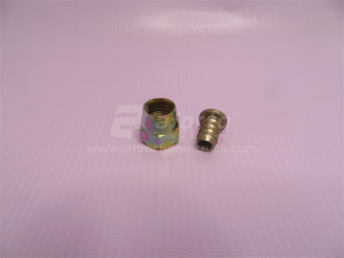 Фитинг трубки железный (D = 12) гайка (D = 18)