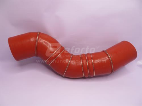 Патрубок интеркулера 100*100 (синий ,S -образный) SHAANXI F3000 5402 QINYAN