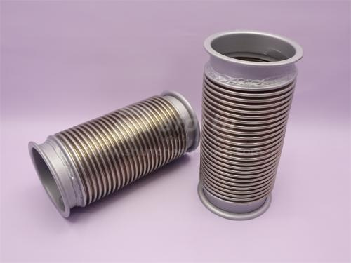 Гофра глушителя 300MM SHAANXI (два фланца) (гофрированный) Гофра глушителя 300MM SHAANXI (два фланца) (гофрированный)