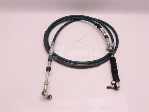 Трос переключения передач КПП HOWO TX/T5G/SITRAK 3.2m черный (оригинал)