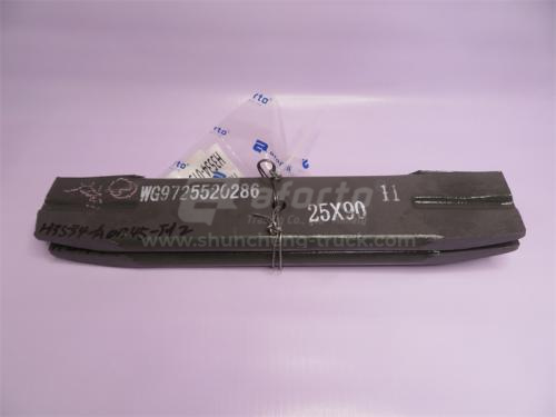 Лист рессоры HOWO 286 задней №11 - 25мм длина 490мм