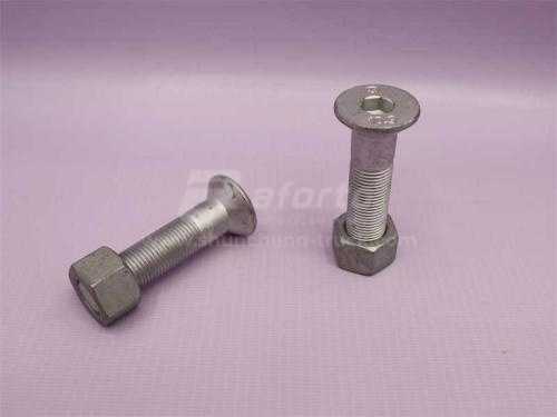 Болт под шестигранник 16*60*1.5 балансира HOWO/TX конусный,  (оригинал)