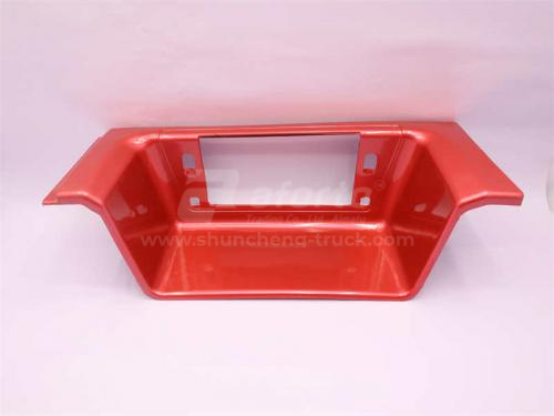 Щиток подножки HOWO 2008 (тягач) красный правый