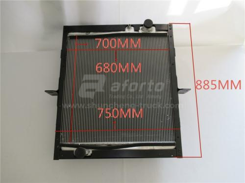 Радиатор охлаждения HOWO A7 пластмассовый