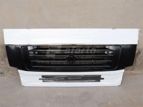 Капот HOWO с решёткой белый