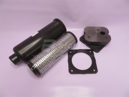 Фильтр гидравлики (на обратку) в сборе HYVA (3 отверстия)