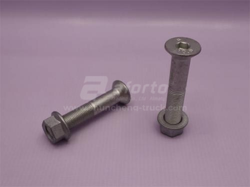 Болт под шестигранник 16*80*1.5 балансира HOWO/TX конусный, под шестигранник (оригинал)