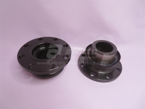 Фланец моста HOWO 165/90/46/8 (диаметр /высота 90mm/шлицы /отверстия)