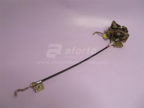 Замок двери кабины с тягой HOWO левый (оригинал)