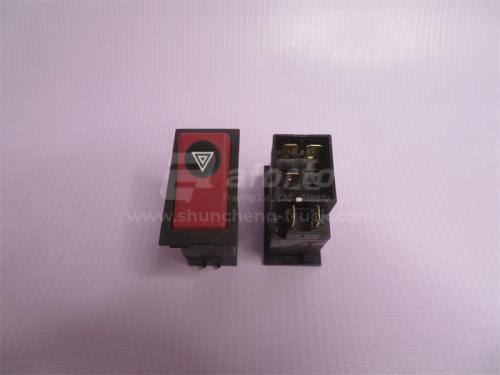 Переключатель щитковый HOWO аварийной сигнализации (оригинал)