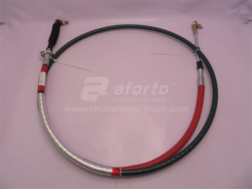 Трос переключения передач КПП JWZ 3.2 м красный (хорошее качество)