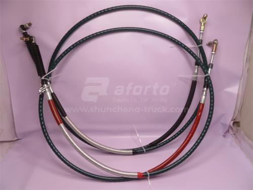 Трос переключения передач КПП HOWO 2008/SHAANXI F3000 3,4/3.45 метра (хорошее качество)