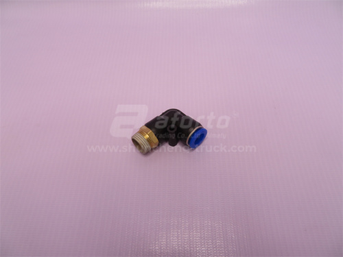 Фитинг воздушный угловой резьба=03=3/8=16mm под трубку Ф10 (металл+пластик) LPL