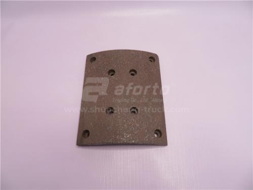 Накладка колодки тормозной NORD BENZ задней 195*220 8 отв QINYAN