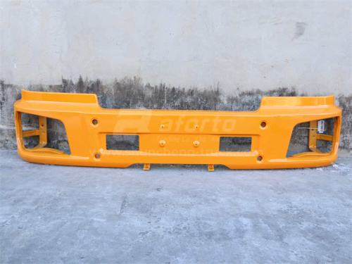 Бампер SHAANXI X3000 высокий металлический желтый