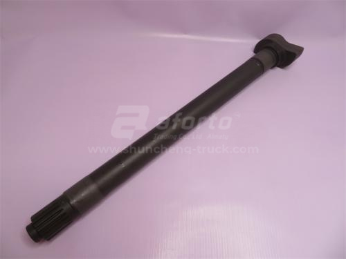 Вал тормозной HOWO задний Z = 19 555мм (левый) (оригинал)