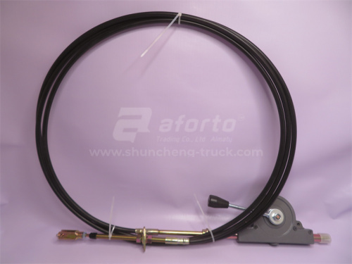Трос управления выгрузки  бочки бетономешалки HOWO 5.5M