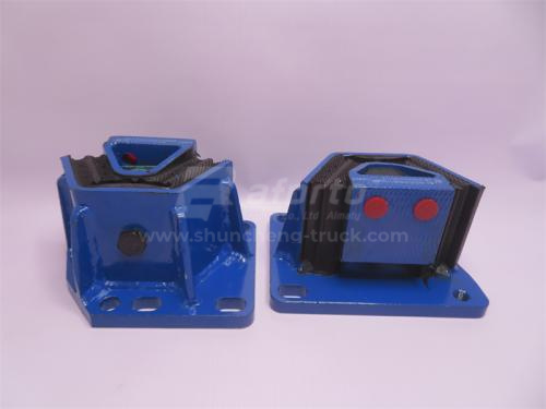 Подушка двигателя SHAANXI M3000 передний левый новая модель QINYAN