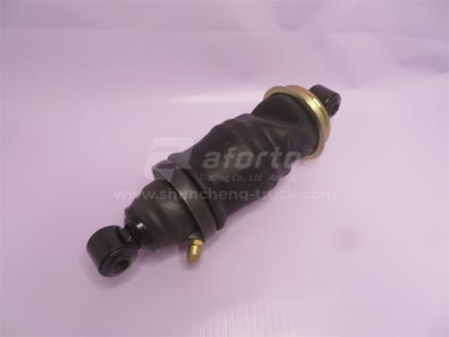 Амортизатор кабины SHAANXI F3000 задний пневматический HEZEYUJIE