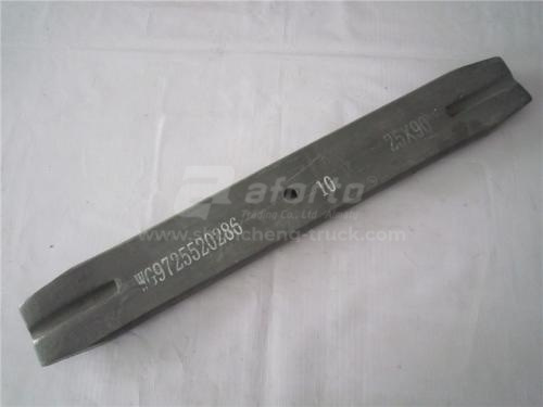Лист рессоры HOWO 286 задней №10 - 25мм длина 630мм