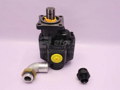 Гидронасос подъёма кузова (для КПП FAST) Hayward (8 шлицов правого вращения выход сбоку)