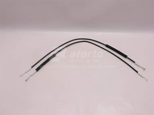 Тяга замка двери кабины SHAANXI M3000 левый