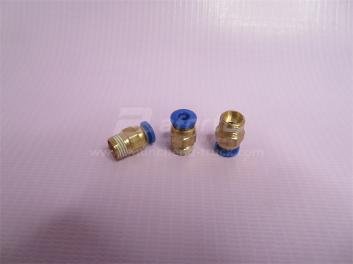 Фитинг воздушный прямой резьба=01=1/8=10mm под трубку Ф4 (металл+пластик) LPC 4-01