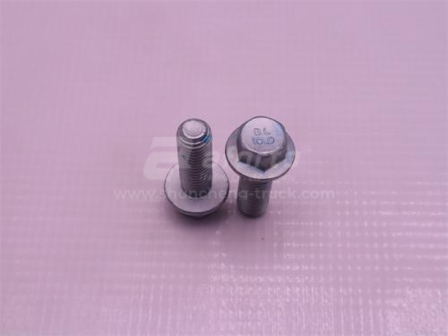 Болт с шляпкой 10*30*1.5 скобы стабилизатора переднего HOWO TX (оригинал)